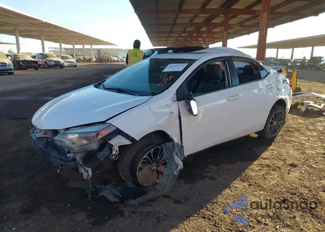2014 Toyota Corolla S Plus from USA, damaged, VIN 2T1BURHE0EC050220